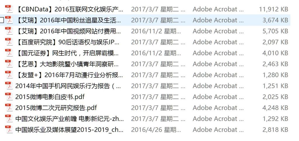 娱乐影视文化产业